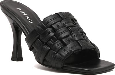 Klapki damskie na lato Pinko ze sklepu: Gomez Fashion Store w kategorii: Klapki damskie - zdjęcie 874714-BD9-10338_PI222W000127099