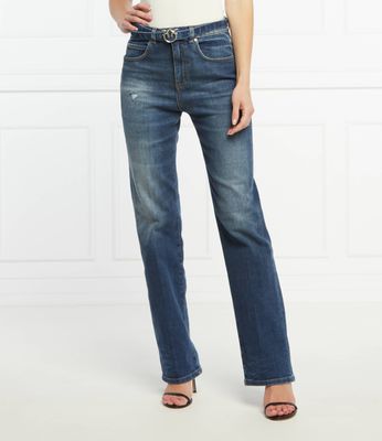 Jeansy damskie w miejskim stylu Pinko ze sklepu: Gomez Fashion Store w kategorii: Jeansy damskie - zdjęcie 874714-BD9-10338_PI222W000215508