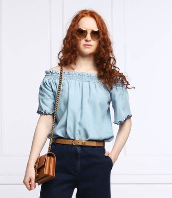 Bluzka damska Pinko ze sklepu: Gomez Fashion Store w kategorii: Bluzki damskie - zdjęcie 874714-BD9-10338_PI222W000223138