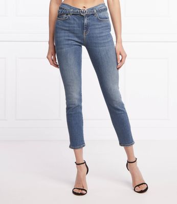 Pinko - Jeansy damskie w miejskim stylu ze sklepu: Gomez Fashion Store w kategorii: Jeansy damskie - zdjęcie 874714-BD9-10338_PI222W000236857