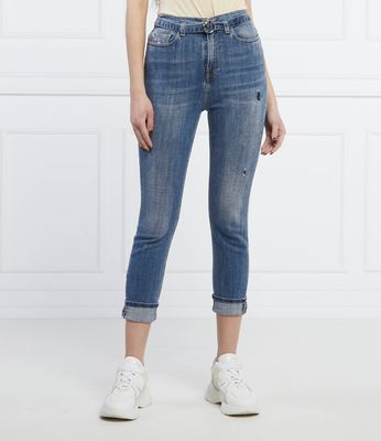 Jeansy damskie w miejskim stylu Pinko ze sklepu: Gomez Fashion Store w kategorii: Jeansy damskie - zdjęcie 874714-BD9-10338_PI222W000242014