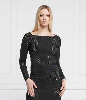 Pinko - Sweter damski na zimę ze sklepu: Gomez Fashion Store w kategorii: Swetry damskie - zdjęcie 874714-BD9-10338_PI222W000379099