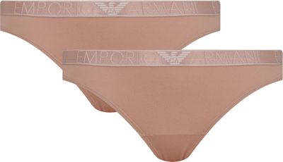Majtki damskie bez wzorów Emporio Armani ze sklepu: Gomez Fashion Store w kategorii: Majtki damskie - zdjęcie 874714-BD9-10338_EB222W000007H02