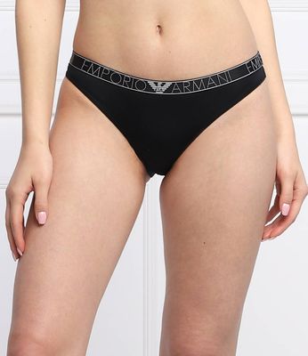 Majtki damskie z napisami Emporio Armani ze sklepu: Gomez Fashion Store w kategorii: Majtki damskie - zdjęcie 874714-BD9-10338_EB222W000010020