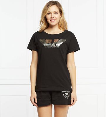 Bluzka damska Emporio Armani ze sklepu: Gomez Fashion Store w kategorii: Bluzki damskie - zdjęcie 874714-BD9-10338_EB222W000019120