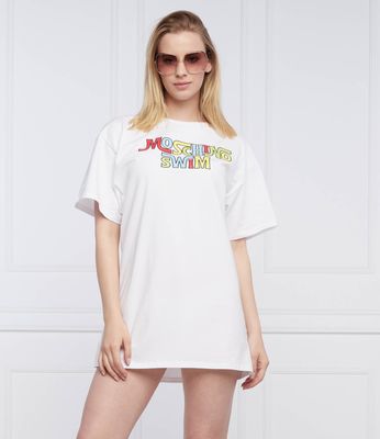 Sukienka Moschino Swim ze sklepu: Gomez Fashion Store w kategorii: Sukienki - zdjęcie 874714-BD9-10338_SM222W000013001