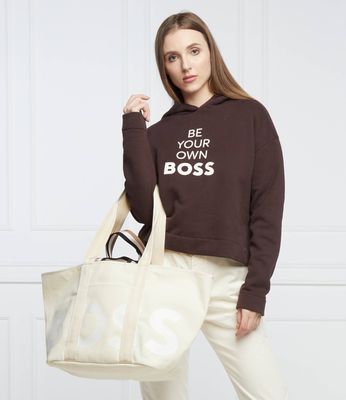 Bluza damska na jesień BOSS BLACK ze sklepu: Gomez Fashion Store w kategorii: Bluzy damskie - zdjęcie 874714-BD9-10338_BB222W000057203