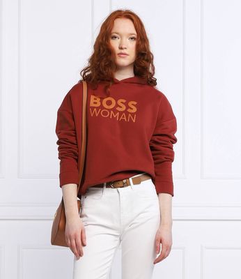 BOSS BLACK - Bluza damska w stylu młodzieżowym ze sklepu: Gomez Fashion Store w kategorii: Bluzy damskie - zdjęcie 874714-BD9-10338_BB222W000057606