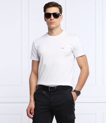 T-shirt męski casual Emporio Armani ze sklepu: Gomez Fashion Store w kategorii: T-shirty męskie - zdjęcie 874714-BD9-10338_EB222M000028410