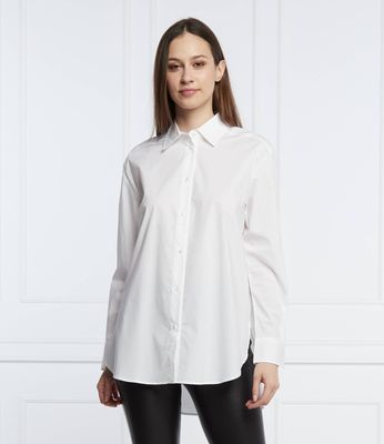 HUGO - Koszula damska na wiosnę ze sklepu: Gomez Fashion Store w kategorii: Koszule damskie - zdjęcie 874714-BD9-10338_BU222W000097100