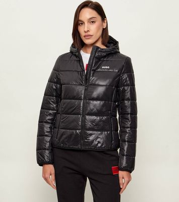 HUGO - Kurtka damska ze sklepu: Gomez Fashion Store w kategorii: Kurtki damskie - zdjęcie 874714-BD9-10338_BU222W000104001
