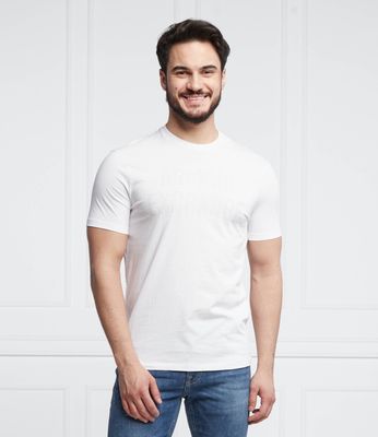 T-shirt męski na wiosnę casual Armani Exchange ze sklepu: Gomez Fashion Store w kategorii: T-shirty męskie - zdjęcie 874714-BD9-10338_AX222M000254100