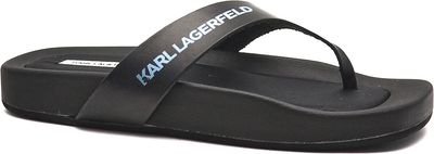 Klapki damskie na lato Karl Lagerfeld ze sklepu: Gomez Fashion Store w kategorii: Klapki damskie - zdjęcie 874714-BD9-10338_KL222W000032000