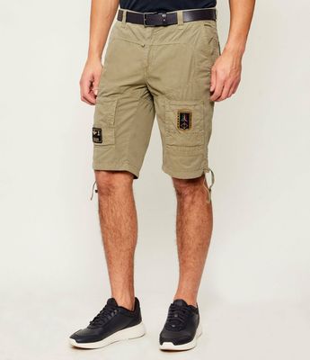 Spodenki męskie na lato Aeronautica Militare ze sklepu: Gomez Fashion Store w kategorii: Spodenki męskie - zdjęcie 874714-BD9-10338_AM222M000049021