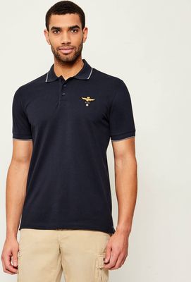 Aeronautica Militare - T-shirt męski casual na wiosnę ze sklepu: Gomez Fashion Store w kategorii: T-shirty męskie - zdjęcie 874714-BD9-10338_AM222M000084019