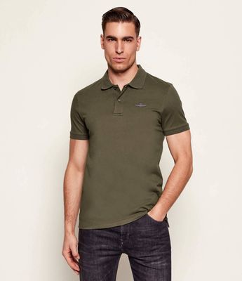 T-shirt męski na lato casualowy Aeronautica Militare ze sklepu: Gomez Fashion Store w kategorii: T-shirty męskie - zdjęcie 874714-BD9-10338_AM222M000085020