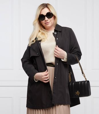 Płaszcz damski jesienny Persona by Marina Rinaldi ze sklepu: Gomez Fashion Store w kategorii: Płaszcze damskie - zdjęcie 874714-BD9-10338_SO221W000011074