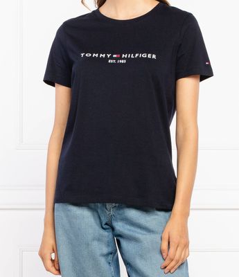 Bluzka damska w stylu młodzieżowym Tommy Hilfiger ze sklepu: Gomez Fashion Store w kategorii: Bluzki damskie - zdjęcie 874714-BD9-10338_TH222W000112F23