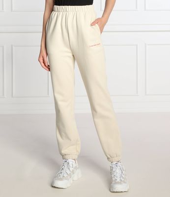Spodnie damskie wiosenne Calvin Klein Jeans ze sklepu: Gomez Fashion Store w kategorii: Spodnie damskie - zdjęcie 874714-BD9-10338_CJ222W000068B93