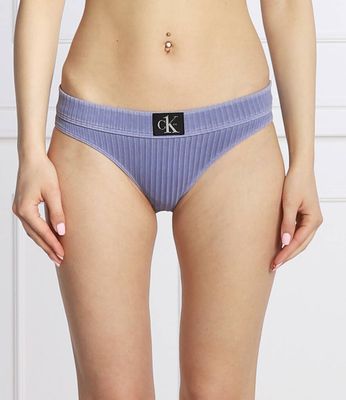 Majtki damskie z napisem Calvin Klein Swimwear ze sklepu: Gomez Fashion Store w kategorii: Majtki damskie - zdjęcie 874714-BD9-10338_CW222W000024004