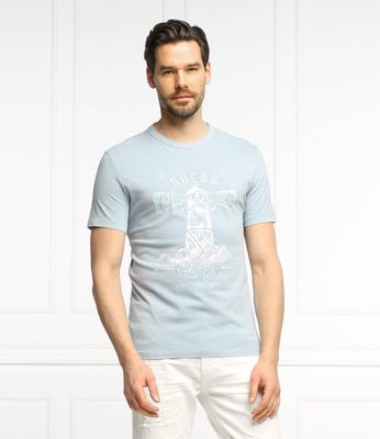 T-shirt męski na wiosnę Guess ze sklepu: Gomez Fashion Store w kategorii: T-shirty męskie - zdjęcie 874714-BD9-10338_GJ222M000047K42