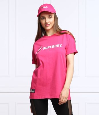 Superdry - Bluzka damska w stylu młodzieżowym ze sklepu: Gomez Fashion Store w kategorii: Bluzki damskie - zdjęcie 874714-BD9-10338_SD222W000004A39