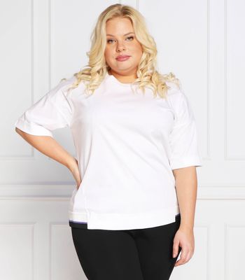 Bluzka damska casual Persona by Marina Rinaldi ze sklepu: Gomez Fashion Store w kategorii: Bluzki damskie - zdjęcie 874714-BD9-10338_SO222W000003002
