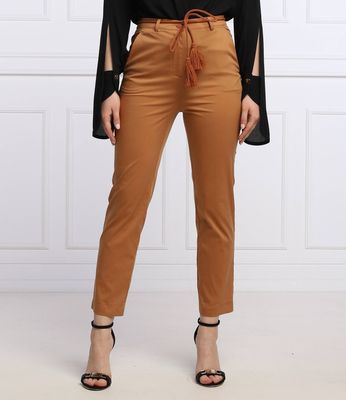 Patrizia Pepe - Spodnie damskie casual na wiosnę ze sklepu: Gomez Fashion Store w kategorii: Spodnie damskie - zdjęcie 874714-BD9-10338_PK222W000097125