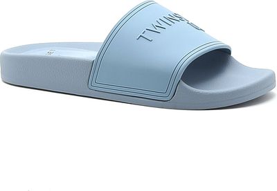 Klapki damskie na lato Twinset U&B ze sklepu: Gomez Fashion Store w kategorii: Klapki damskie - zdjęcie 874714-BD9-10338_TB222W000008033
