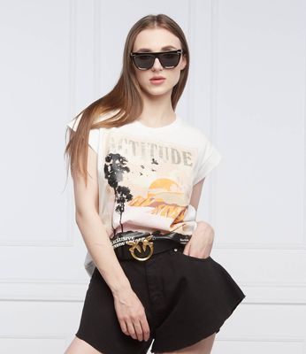 Bluzka damska Twinset Actitude ze sklepu: Gomez Fashion Store w kategorii: Bluzki damskie - zdjęcie 874714-BD9-10338_TA222W000030549