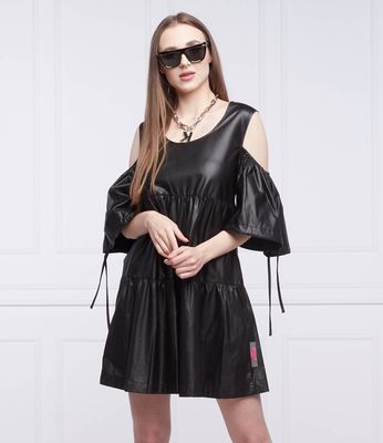 Sukienka Twinset Actitude ze sklepu: Gomez Fashion Store w kategorii: Sukienki - zdjęcie 874714-BD9-10338_TA222W000038842