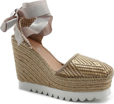 Espadryle damskie na lato Pollini ze sklepu: Gomez Fashion Store w kategorii: Espadryle damskie - zdjęcie 874714-BD9-10338_PO222W000005101