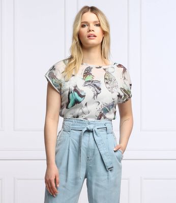 Bluzka damska na wiosnę Marc Cain ze sklepu: Gomez Fashion Store w kategorii: Bluzki damskie - zdjęcie 874714-BD9-10338_CR222W000034302