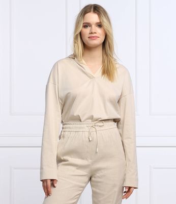 Bluza damska na wiosnę casual Marc Cain ze sklepu: Gomez Fashion Store w kategorii: Bluzy damskie - zdjęcie 874714-BD9-10338_CR222W000082134