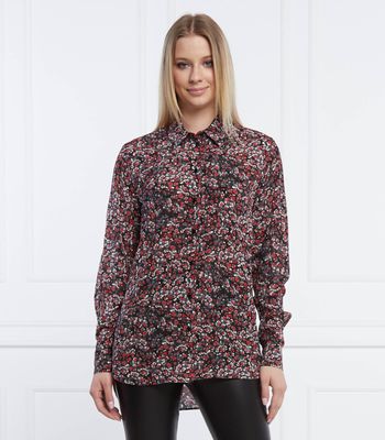 Koszula damska jesienna The Kooples ze sklepu: Gomez Fashion Store w kategorii: Koszule damskie - zdjęcie 874714-BD9-10338_TK222W000010008