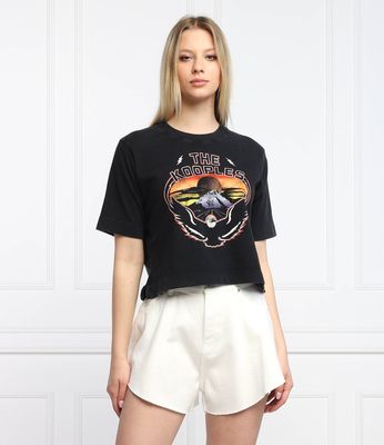 The Kooples - Bluzka damska młodzieżowa ze sklepu: Gomez Fashion Store w kategorii: Bluzki damskie - zdjęcie 874714-BD9-10338_TK222W000029003