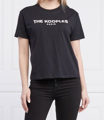 Bluzka damska na wiosnę młodzieżowa The Kooples ze sklepu: Gomez Fashion Store w kategorii: Bluzki damskie - zdjęcie 874714-BD9-10338_TK222W000040001