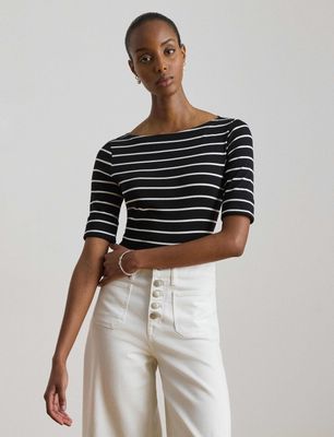 Bluzka damska casual LAUREN RALPH LAUREN ze sklepu: Gomez Fashion Store w kategorii: Bluzki damskie - zdjęcie 874714-BD9-10338_RL221W000058HV6