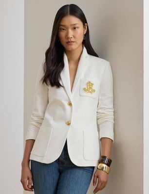 Marynarka wiosenny LAUREN RALPH LAUREN ze sklepu: Gomez Fashion Store w kategorii: Marynarki damskie - zdjęcie 874714-BD9-10338_RL221W000059B62