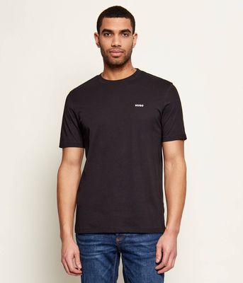 T-shirt męski casual HUGO ze sklepu: Gomez Fashion Store w kategorii: T-shirty męskie - zdjęcie 874714-BD9-10338_BU222M000108001
