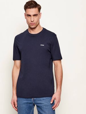 HUGO - T-shirt męski na wiosnę ze sklepu: Gomez Fashion Store w kategorii: T-shirty męskie - zdjęcie 874714-BD9-10338_BU222M000108405