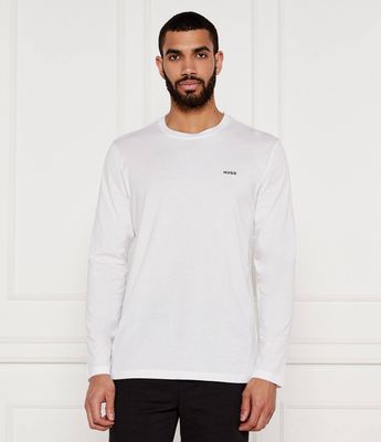 T-shirt męski casualowy HUGO ze sklepu: Gomez Fashion Store w kategorii: T-shirty męskie - zdjęcie 874714-BD9-10338_BU222M000109100