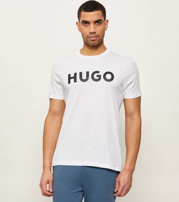 T-shirt męski HUGO ze sklepu: Gomez Fashion Store w kategorii: T-shirty męskie - zdjęcie 874714-BD9-10338_BU222M000129120