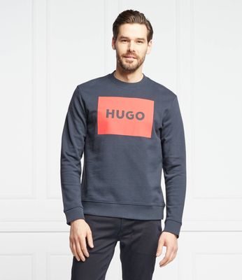 HUGO - Bluza męska młodzieżowa ze sklepu: Gomez Fashion Store w kategorii: Bluzy męskie - zdjęcie 874714-BD9-10338_BU222M000133405