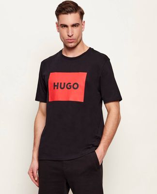 T-shirt męski na wiosnę HUGO ze sklepu: Gomez Fashion Store w kategorii: T-shirty męskie - zdjęcie 874714-BD9-10338_BU222M000134001