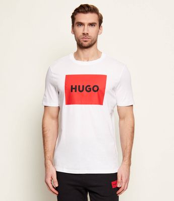T-shirt męski HUGO ze sklepu: Gomez Fashion Store w kategorii: T-shirty męskie - zdjęcie 874714-BD9-10338_BU222M000134100
