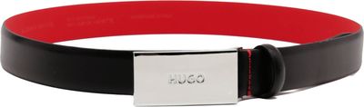 HUGO - Pasek ze sklepu: Gomez Fashion Store w kategorii: Paski męskie - zdjęcie 874714-BD9-10338_BU222M000199001