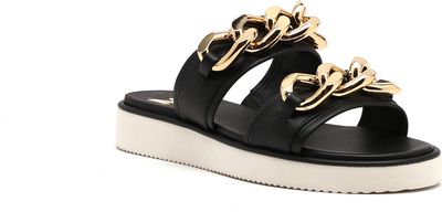 Klapki damskie na lato Michael Kors ze sklepu: Gomez Fashion Store w kategorii: Klapki damskie - zdjęcie 874714-BD9-10338_MK222W000262001