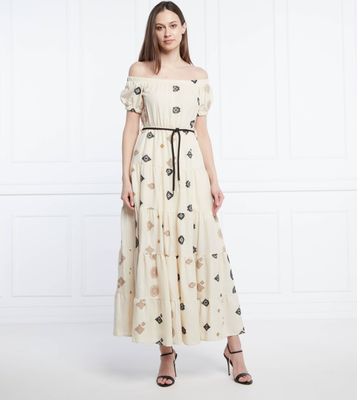 Sukienka trapezowa SILVIAN HEACH ze sklepu: Gomez Fashion Store w kategorii: Sukienki - zdjęcie 874714-BD9-10338_SH222W000019016