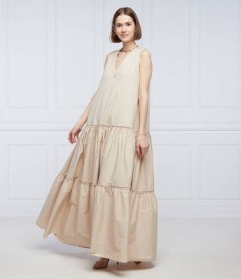 Sukienka wiosenna trapezowa SILVIAN HEACH ze sklepu: Gomez Fashion Store w kategorii: Sukienki - zdjęcie 874714-BD9-10338_SH222W000021017